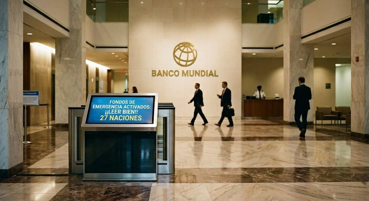 Banco Mundial moviliza hasta 25.000 millones de dólares para emergencia en 27 países afectados