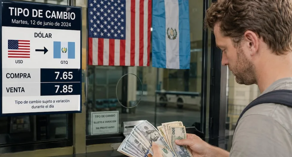 Cotización del dólar frente al quetzal se mantiene estable este martes 12 de mayo