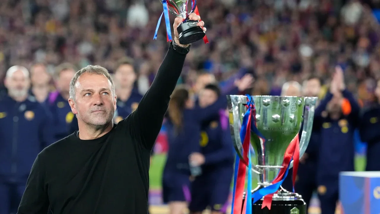 Hansi Flick destaca la unión y el compromiso del Barcelona tras ganar la liga