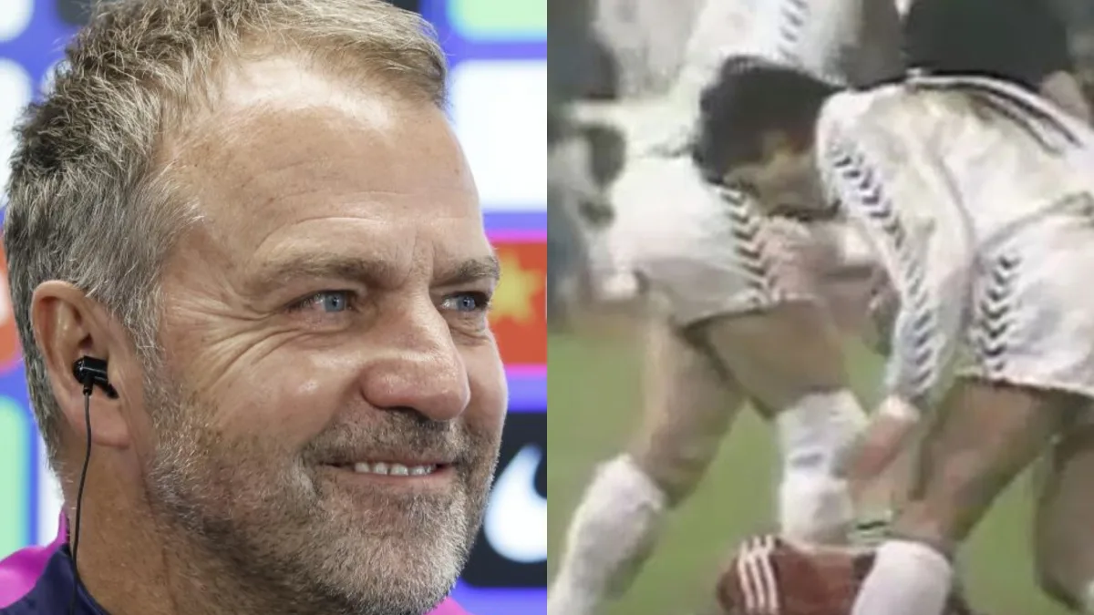 Hansi Flick evita comentar sobre Juanito tras polémica declaración de Arbeloa