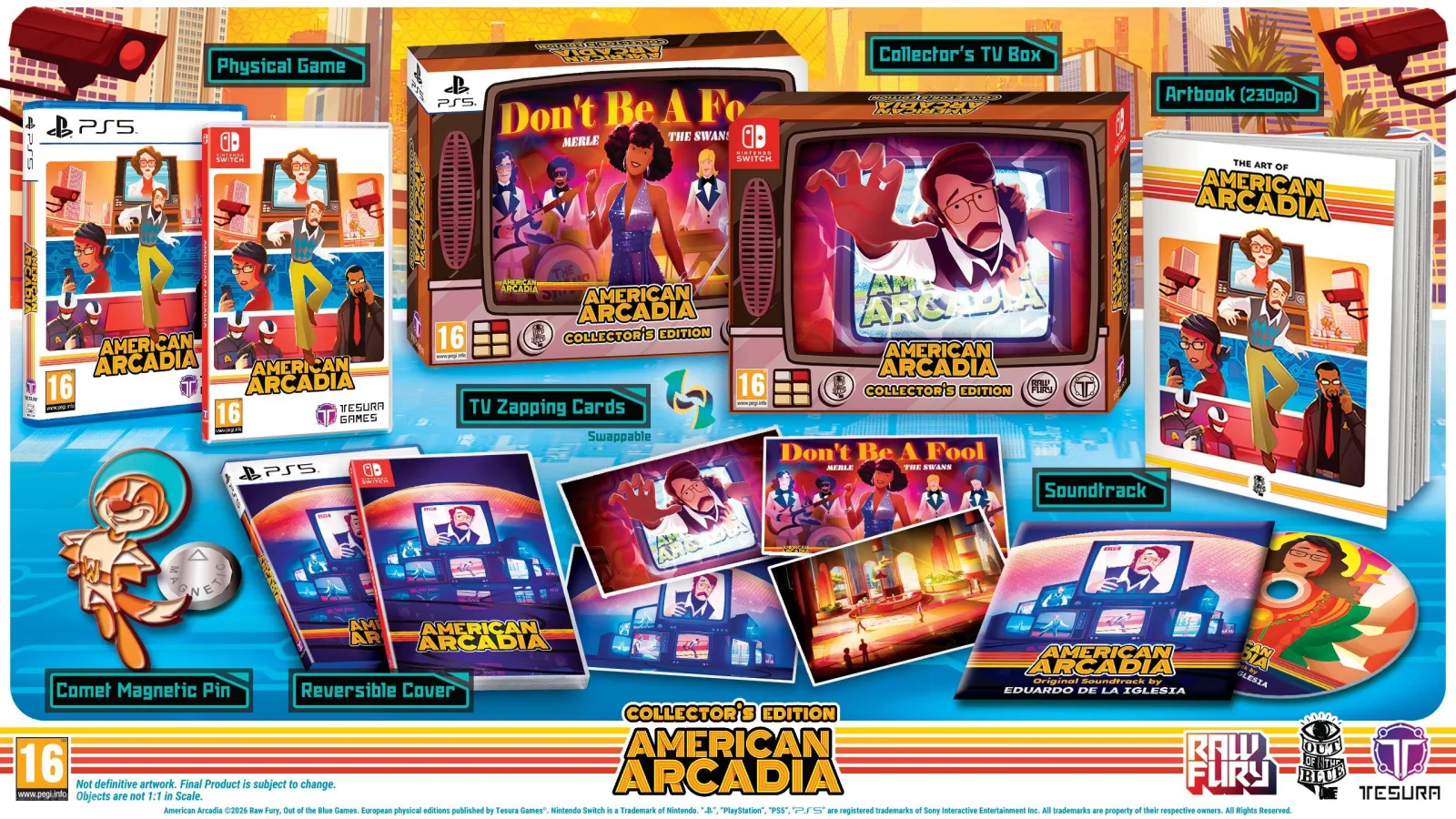 American Arcadia tendrá edición física para PS5 y Nintendo Switch este otoño
