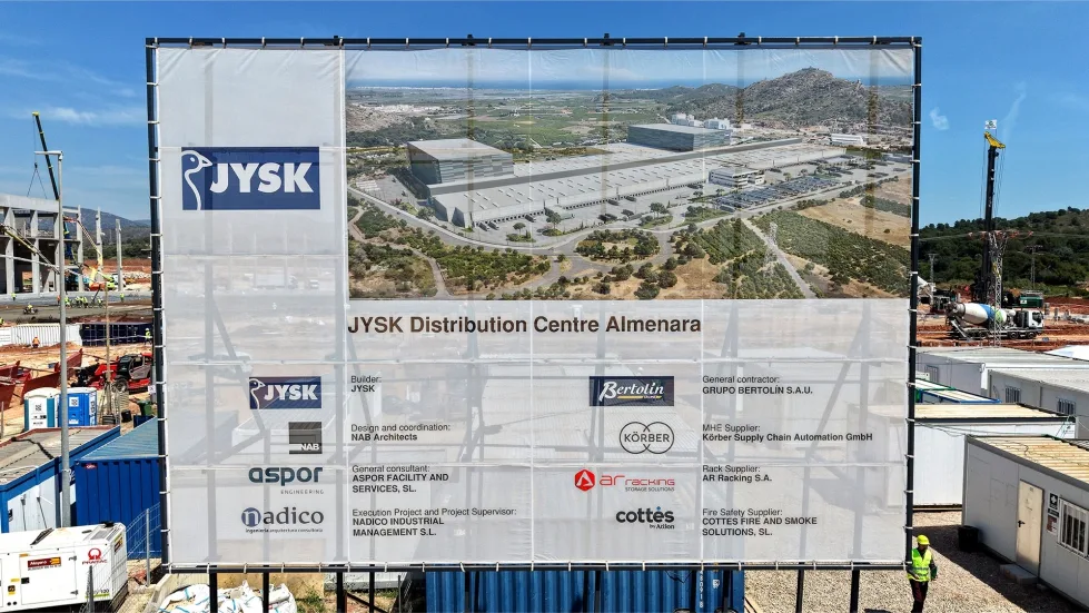 AR Racking inicia construcción de almacenes automatizados para nuevo centro logístico de JYSK en España