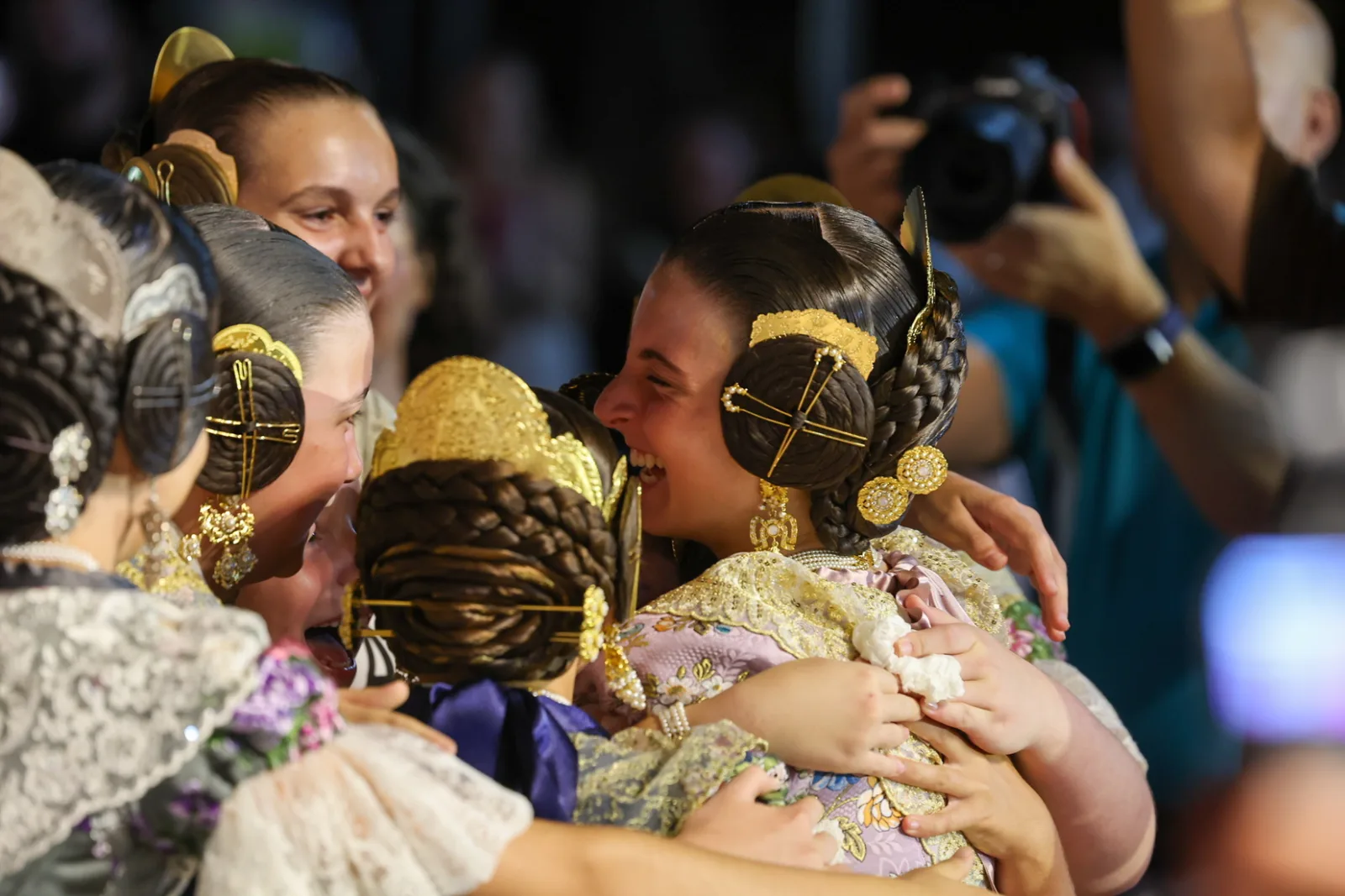 Candidatas preseleccionadas para Falleras Mayores de València 2027 en el sector Quatre Carreres