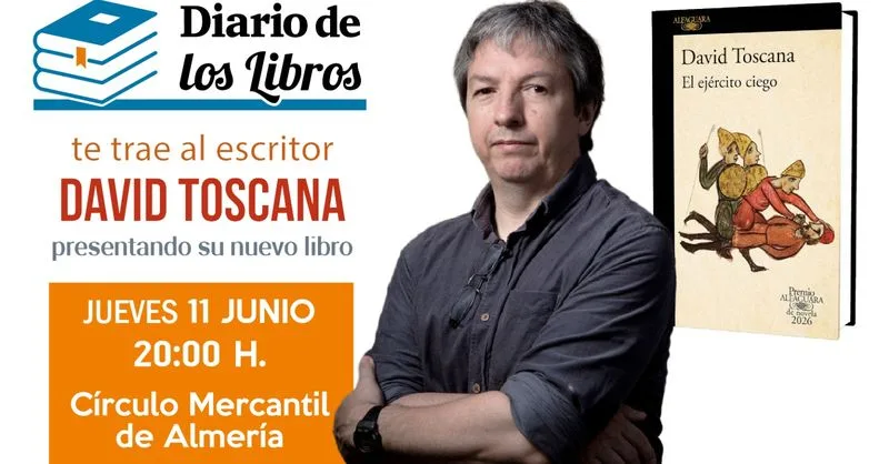 David Toscana presenta en Almería su novela ganadora del Premio Alfaguara 2026