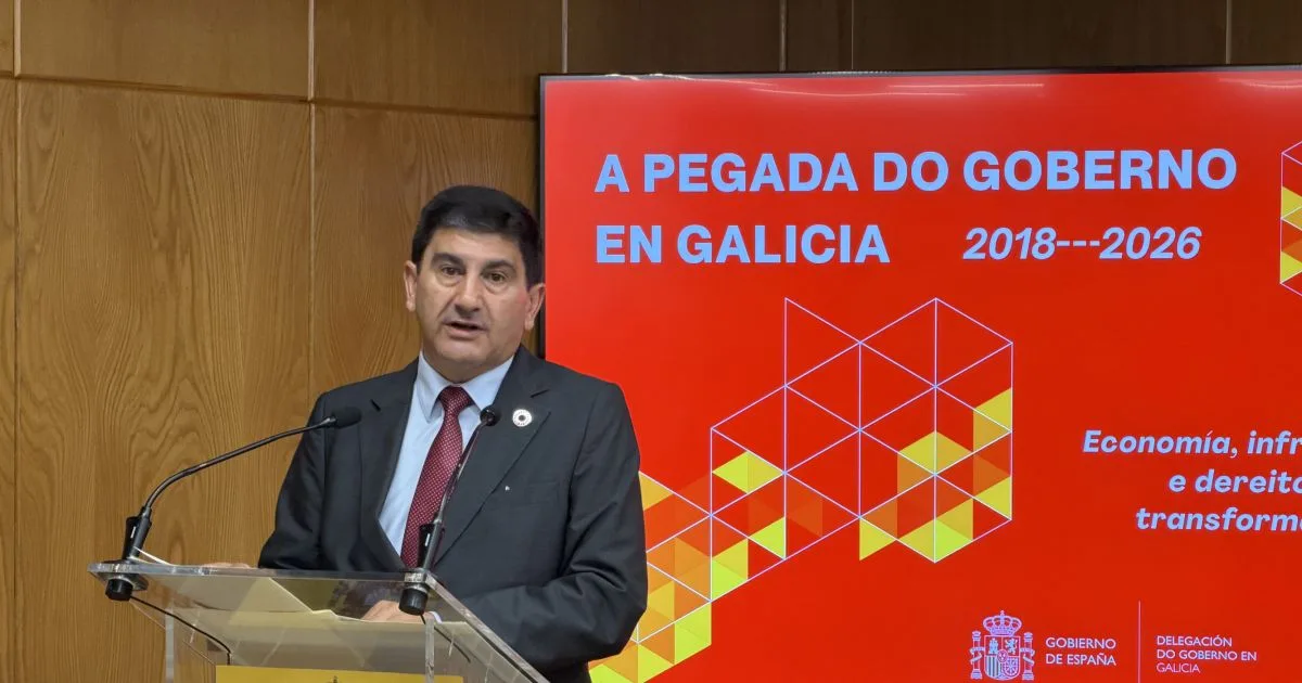 El delegado del Gobierno destaca más de 100.000 millones invertidos en Galicia en ocho años