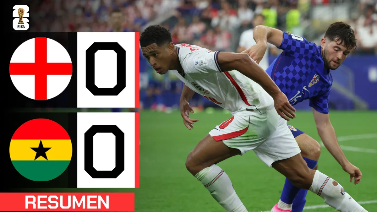 Inglaterra y Ghana empatan sin goles en un duelo cerrado en el Mundial 2026