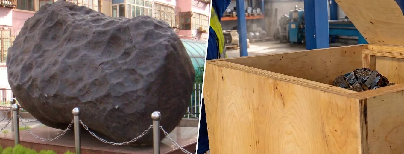 La Aduana rusa intercepta un meteorito de 2,5 toneladas oculto como adorno de jardín