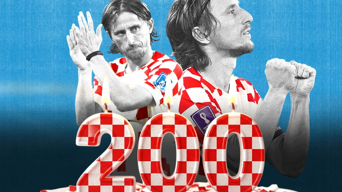 Luka Modric alcanza 200 partidos con Croacia y es el madridista con más títulos