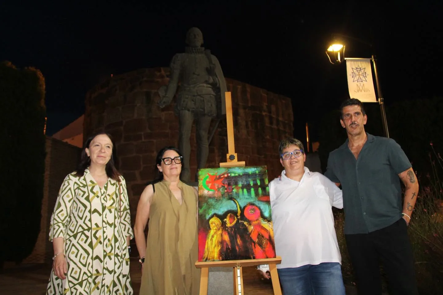 Mercedes Galiana emociona en el pregón inaugural de las Fiestas de Moros y Cristianos de Alcázar de San Juan