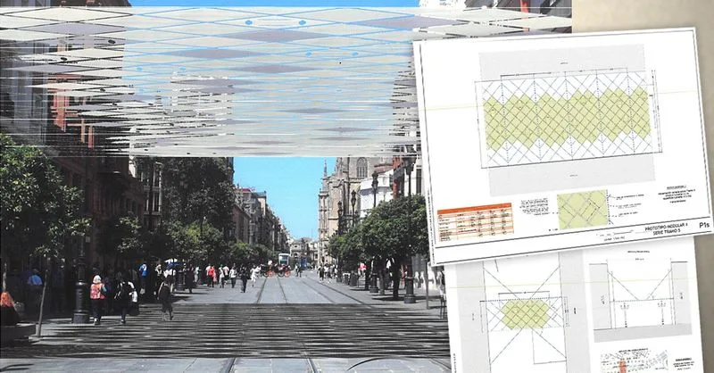 Nuevas velas en la Avenida para extender la sombra sin alterar el paisaje urbano