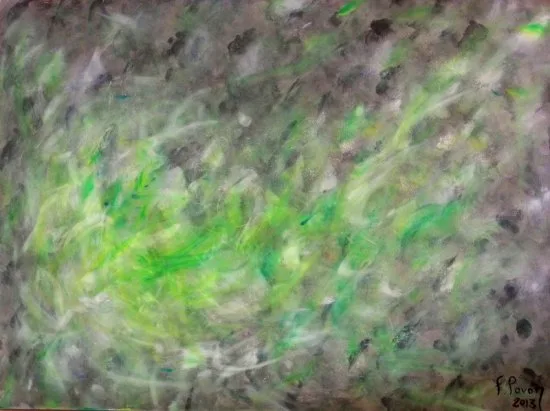 Obra original de acrílico sobre tabla “En un suspiro” disponible para compra