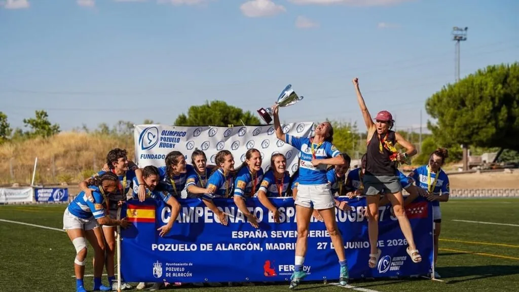 Olímpico Pozuelo logra el título nacional en Rugby Seven femenino en casa