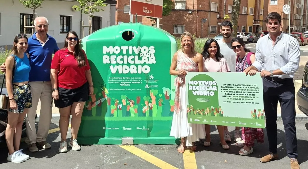 Salamanca promueve el reciclaje de vidrio con una campaña solidaria que beneficia a asociaciones locales