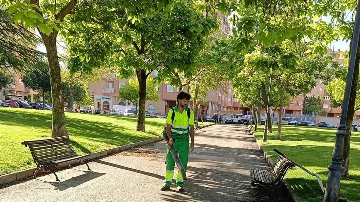 Servicios municipales intensifican limpieza diaria en parques durante el verano