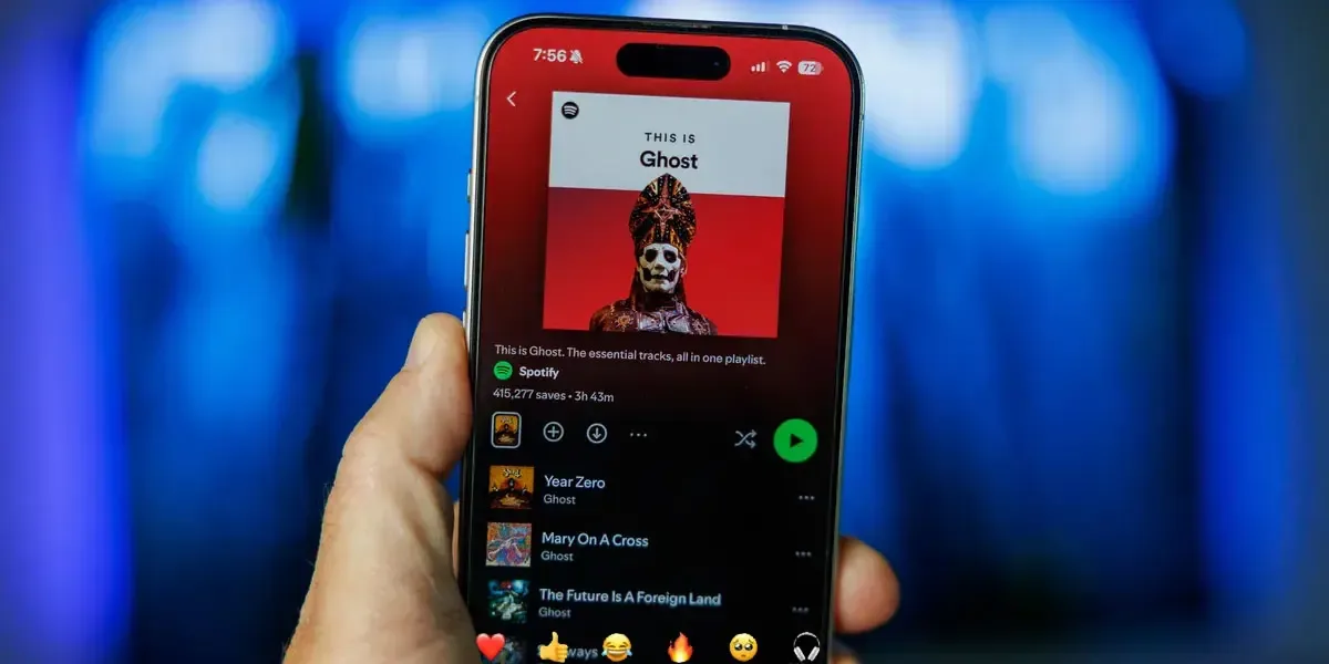 Spotify introduce reacciones para interactuar con la música en listas colaborativas