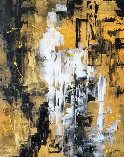 Venta de obra original de arte abstracto en acrílico sobre lienzo en España