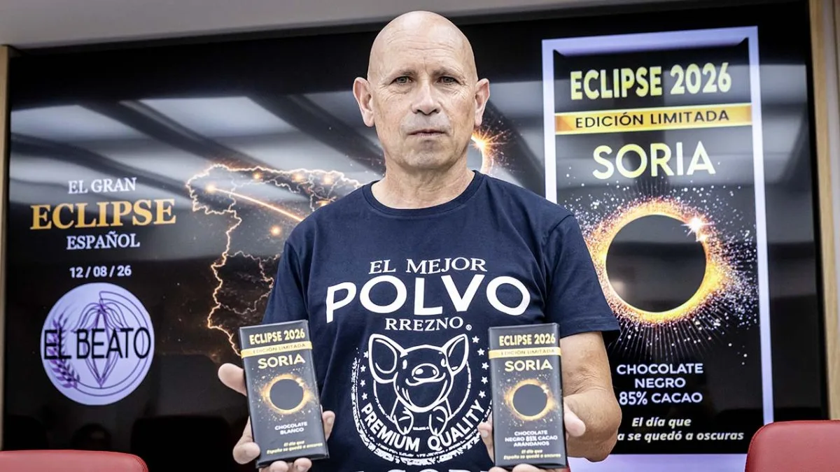 Dulces El Beato lanza edición limitada de chocolates para el eclipse solar en Soria