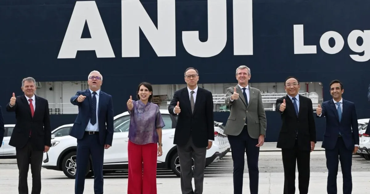 Galicia inicia una nueva etapa con la llegada del primer buque ro-ro de SAIC en Ferrol