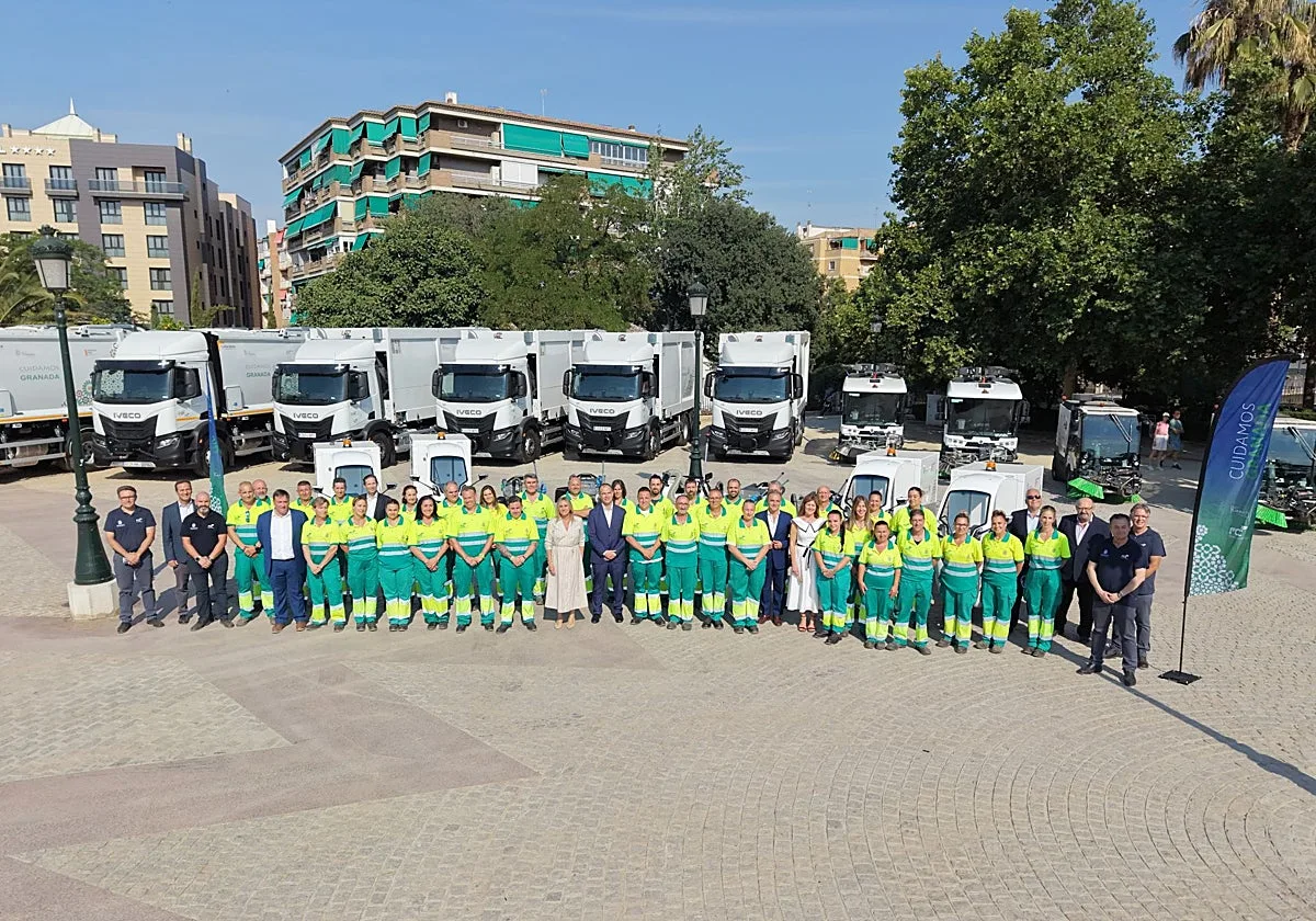 Granada renueva su flota de limpieza urbana con 110 vehículos de última generación