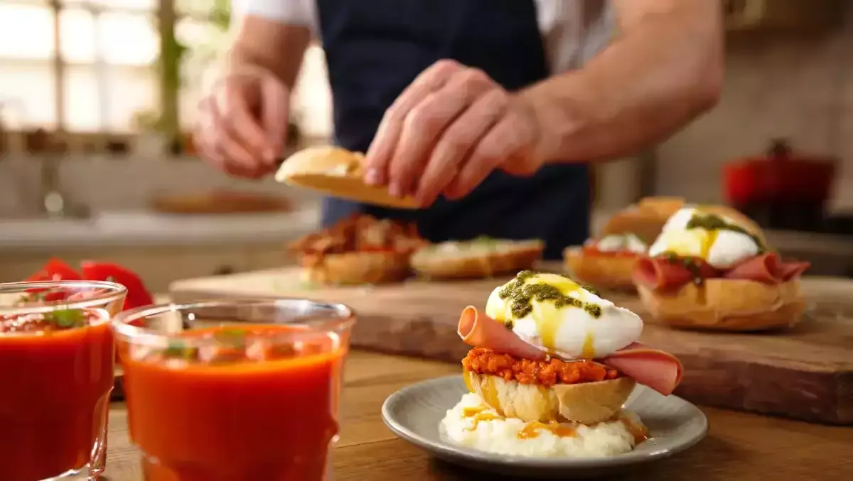 Menú veraniego con toque gourmet: gazpacho, bocadillo italiano y arroz con leche