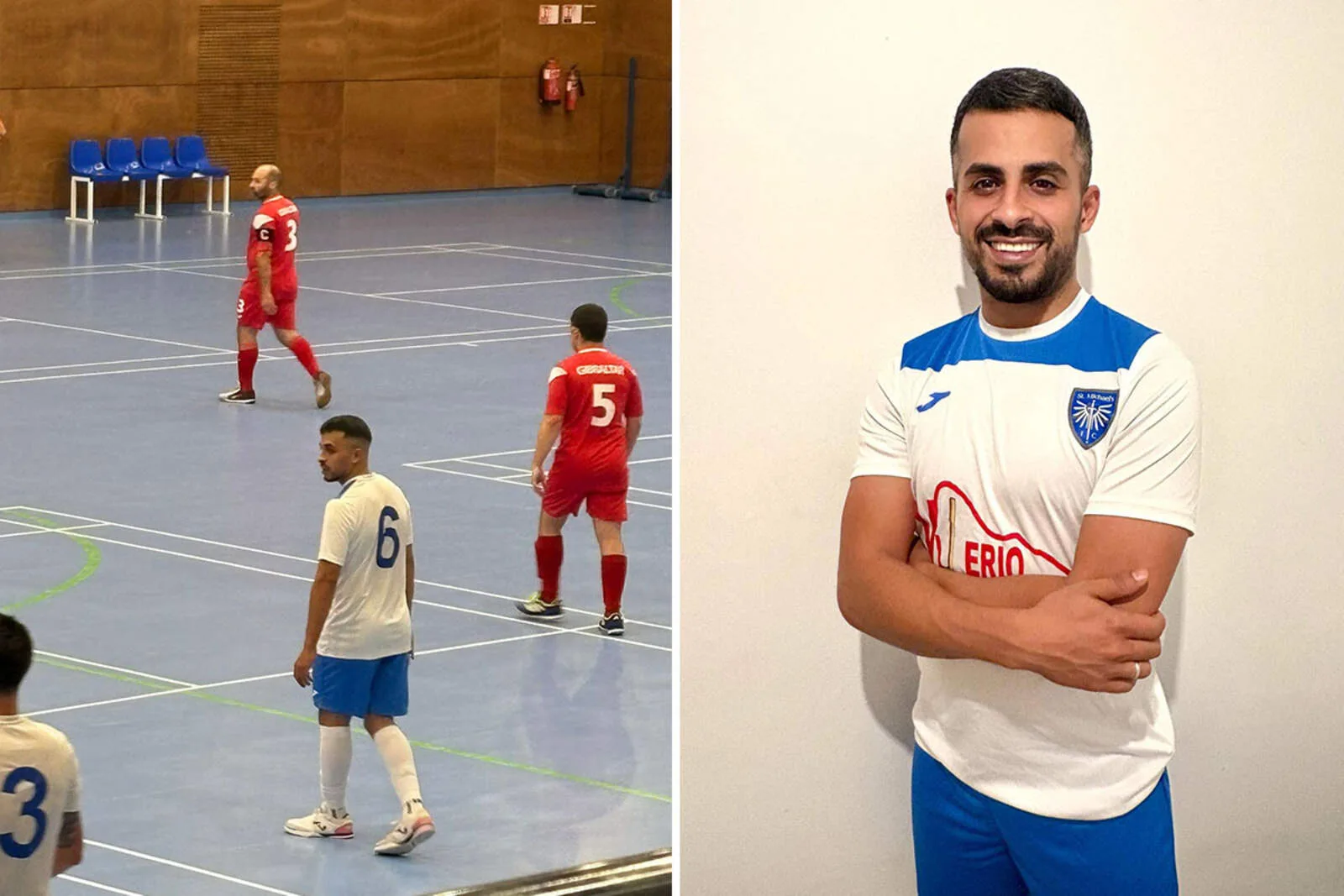 Mustafa Chairi retoma el fútbol sala y consolida su regreso en Gibraltar