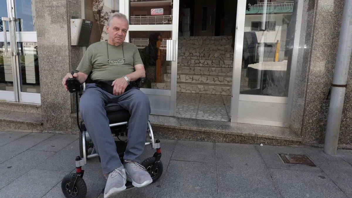 Paralizan reforma para facilitar accesibilidad en edificio tras amputación de vecino en Vigo