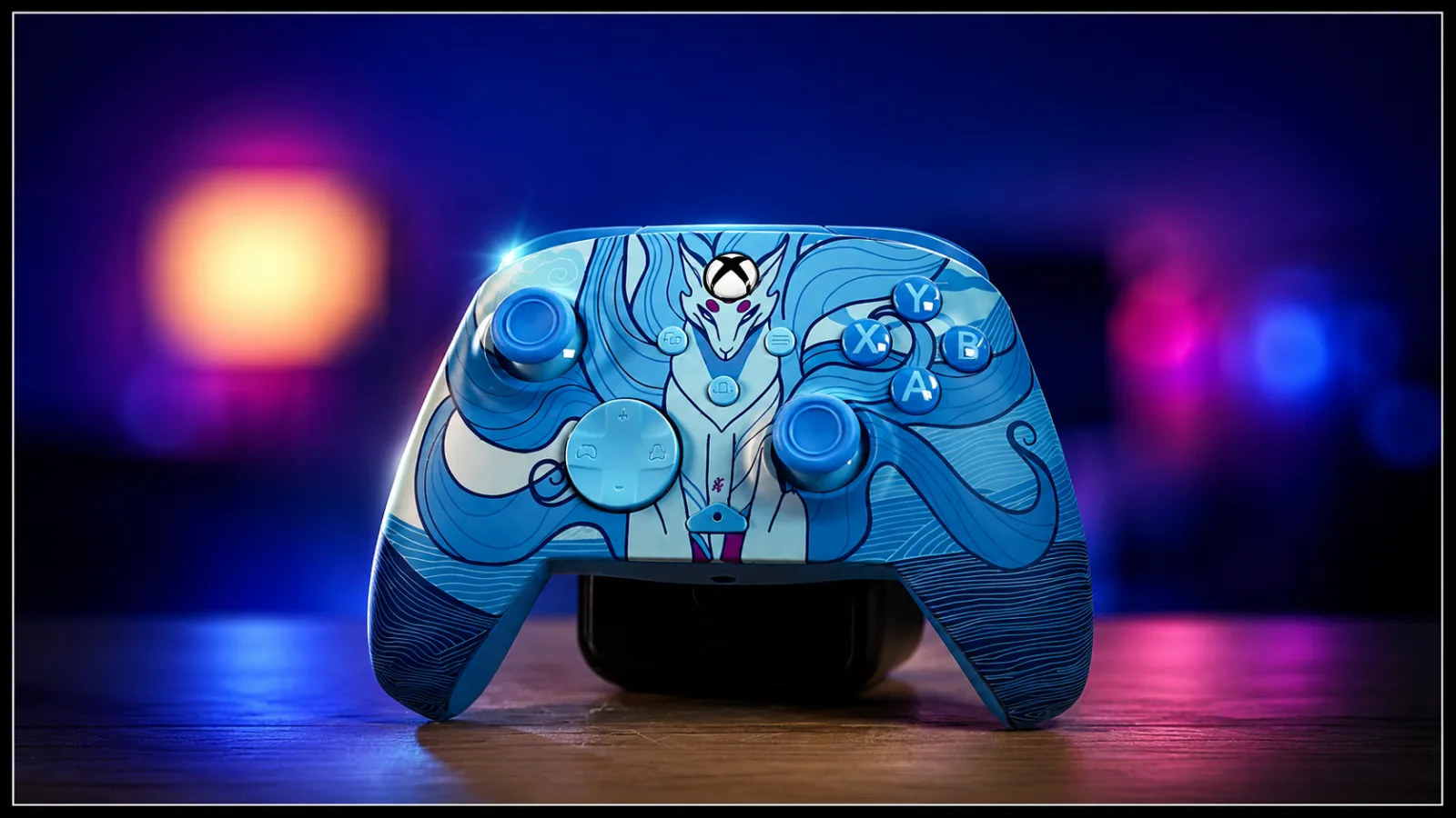Turtle Beach Rematch Advanced Blue Kitsune, mando con diseño innovador y funciones profesionales